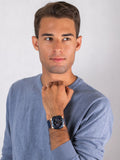  Shop Authentic Guess Genesis Quartz Blue Dial Blue Silicone Strap Watch For Men - W1254G3 - Luxxuri