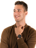  Shop Authentic Tommy Hilfiger Gavin Chronograph Quartz Black Dial Brown Leather Strap Watch for Men - 1791470 - Luxxuri