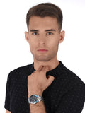  Shop Authentic Fossil FB-01 Chronograph Black Dial Silver Steel Strap Watch for Men - FS5827 - Luxxuri