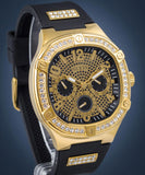  Shop Authentic Guess Duke Crystals Black Dial Black Silicone Strap Watch For Men - GW0641G2 - Luxxuri