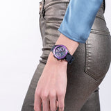  Shop Authentic Guess Cosmic Multifunction Blue Dial Blue Silicone Strap Watch For Women - GW0466L2 - Luxxuri