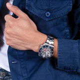 Shop Authentic Guess Axle Multifunction Black Dial Silver Steel Strap Watch For Men - GW0488G1 - Luxxuri