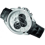  Shop Authentic Hugo Boss Driver Chronograph Quartz Silver Dial Black Leather Strap Watch For Men - 1512880 - Luxxuri