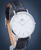  Shop Authentic Daniel Wellington Classic Reading White Dial Black Leather Strap Watch For Men - DW00100028 - Luxxuri