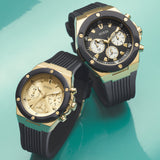  Shop Authentic Guess Poseidon Chronograph Black Dial Black Rubber Strap Watch for Men - GW0057G1 - Luxxuri