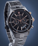  Shop Authentic Maserati Circuito Black Dial Black Steel Strap Watch For Men - R8873627001 - Luxxuri