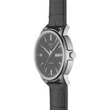  Shop Authentic Tissot Automatics III Day Date Black Dial Black Leather Strap Watch For Men - T065.430.16.051.00 - Luxxuri
