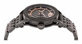  Shop Authentic Versace Viamond Quartz Black Dial Grey Steel Strap Watch For Men - VEPO00520 - Luxxuri
