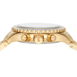  Shop Authentic Michael Kors Everest Chronograph White Dial Gold Steel Strap Watch For Women - MK7212 - Luxxuri