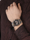  Shop Authentic Michael Kors Lexington Chronograph Crystals Black Dial Two Tone Steel Strap Watch for Men - MK8714 - Luxxuri