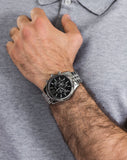  Shop Authentic Michael Kors Lexington Chronograph Black Dial Black Steel Strap Watch For Men - MK8602 - Luxxuri