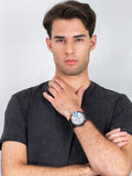  Shop Authentic Diesel Mega Chief Chronograph Black Dial Black Leather Strap Watch For Men - DZ4500 - Luxxuri