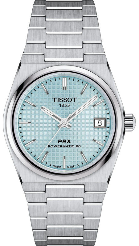  Shop Authentic Tissot PRX Powermatic 80 Ice Blue Dial Silver Steel Strap Watch for Men - T137.207.11.351.00 - Luxxuri
