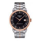  Shop Authentic Tissot Luxury Powermatic 80 Black Dial Silver Steel Strap Watch For Men - T086.407.22.051.00 - Luxxuri