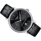  Shop Authentic Tissot Carson Premium Powermatic 80 Black Dial Black Leather Strap Watch For Men - T122.407.16.051.00 - Luxxuri