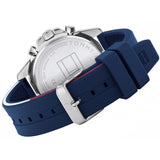  Shop Authentic Tommy Hilfiger Mason Blue Dial Blue Rubber Strap Watch for Men - 1791791 - Luxxuri