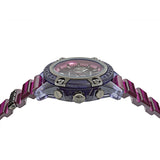  Shop Authentic Versace Icon Active Chronograph Black Dial Purple Rubber Strap Watch For Men - VEZ701423 - Luxxuri