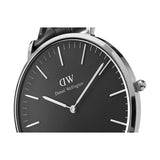 Shop Authentic Daniel Wellington Classic Reading Black Dial Black Leather Strap Watch For Women - DW00100147 - Luxxuri