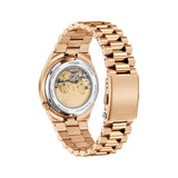  Shop Authentic Citizen Tsuyosa Automatic Red Dial Gold Steel Strap Watch For Men - NJ0153-82X - Luxxuri