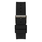  Shop Authentic Guess Crush Crystals Silver Dial Black Rubber Strap Watch for Women - W1223L4 - Luxxuri